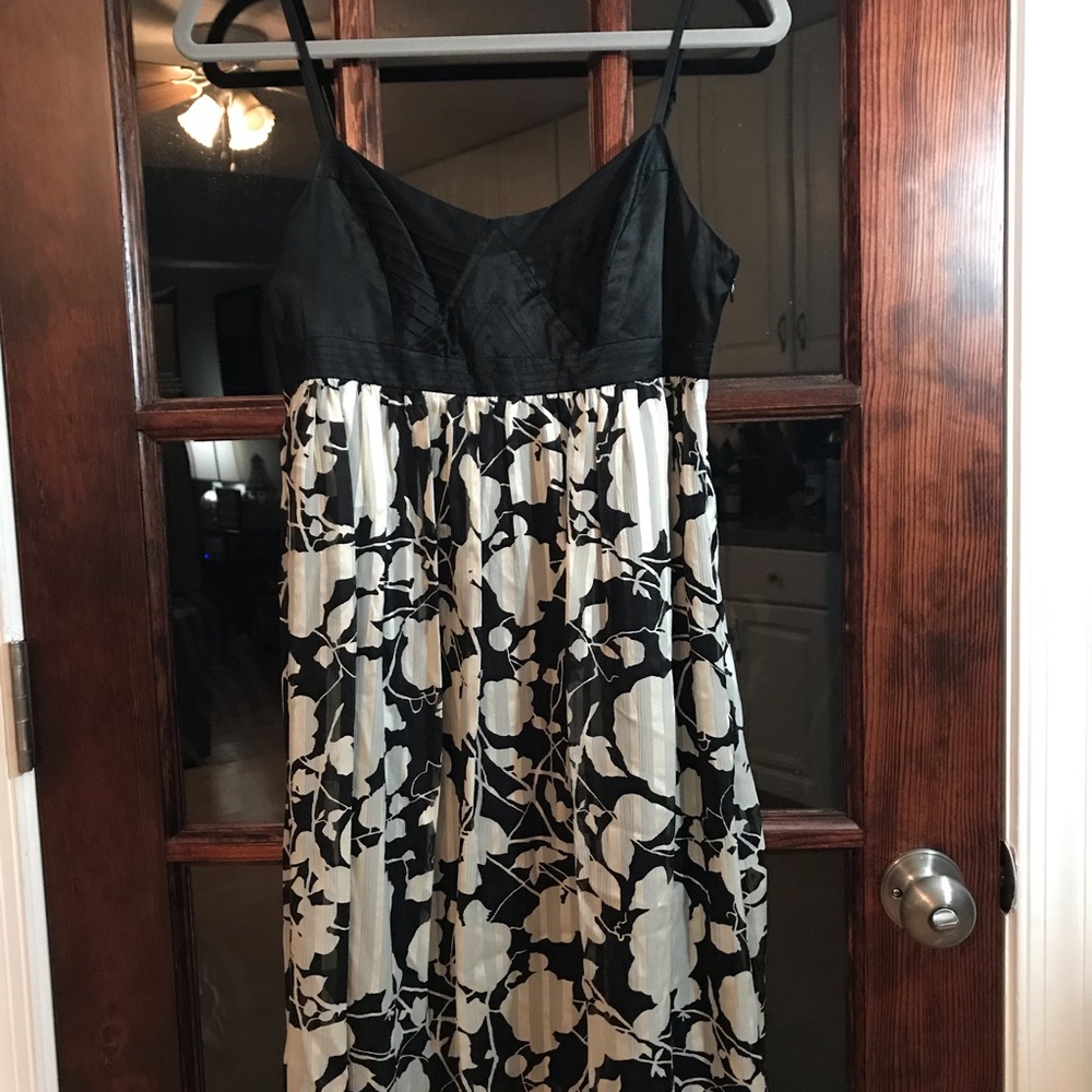 BCBG Black and White dress